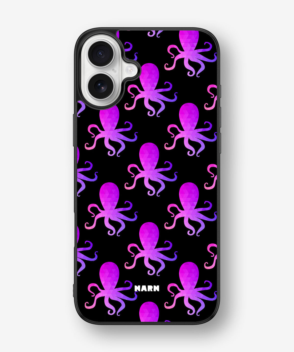 iPhone 16 Plus Hard Case – Octopus Pattern - View 1