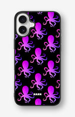 iPhone 16 Plus Hard Case – Octopus Pattern - View 1