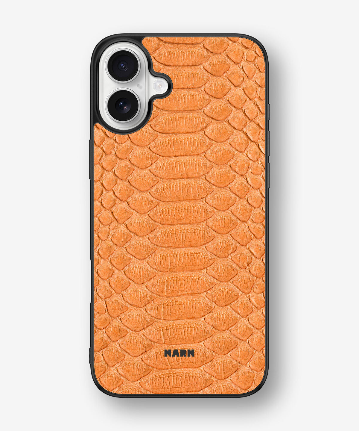 iPhone 16 Plus Hard Case – Orange Snake - View 1