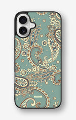 iPhone 16 Plus Hard Case – Paisley Green - View 1