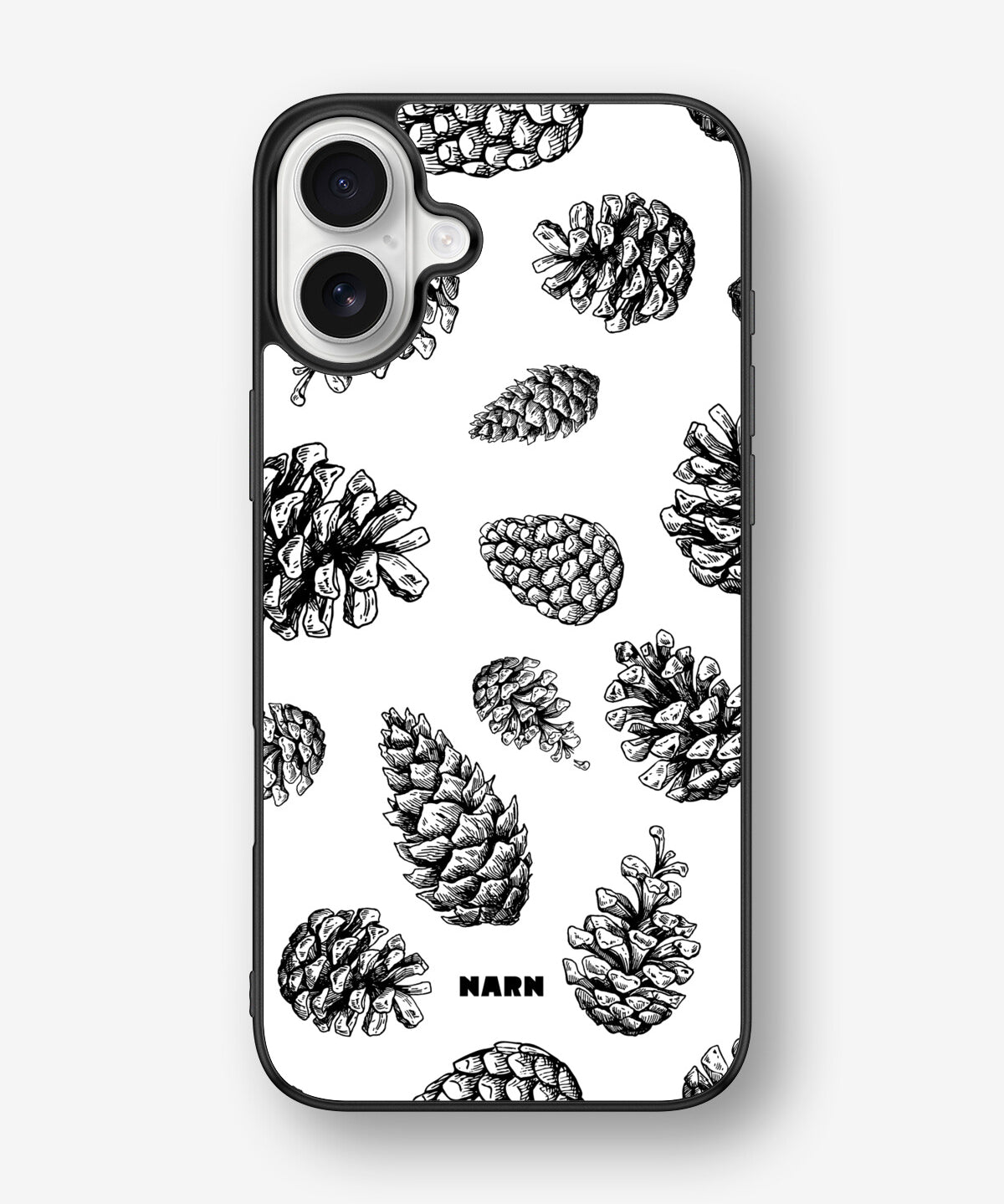 iPhone 16 Plus Hard Case – Pine Cones - View 1