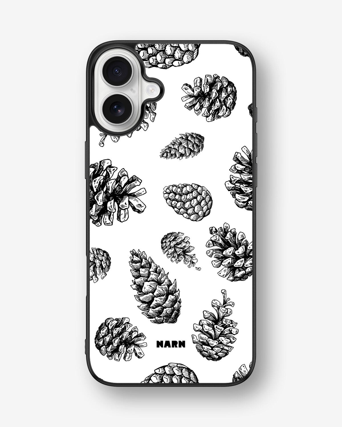 iPhone 16 Plus Hard Case – Pine Cones - View 1