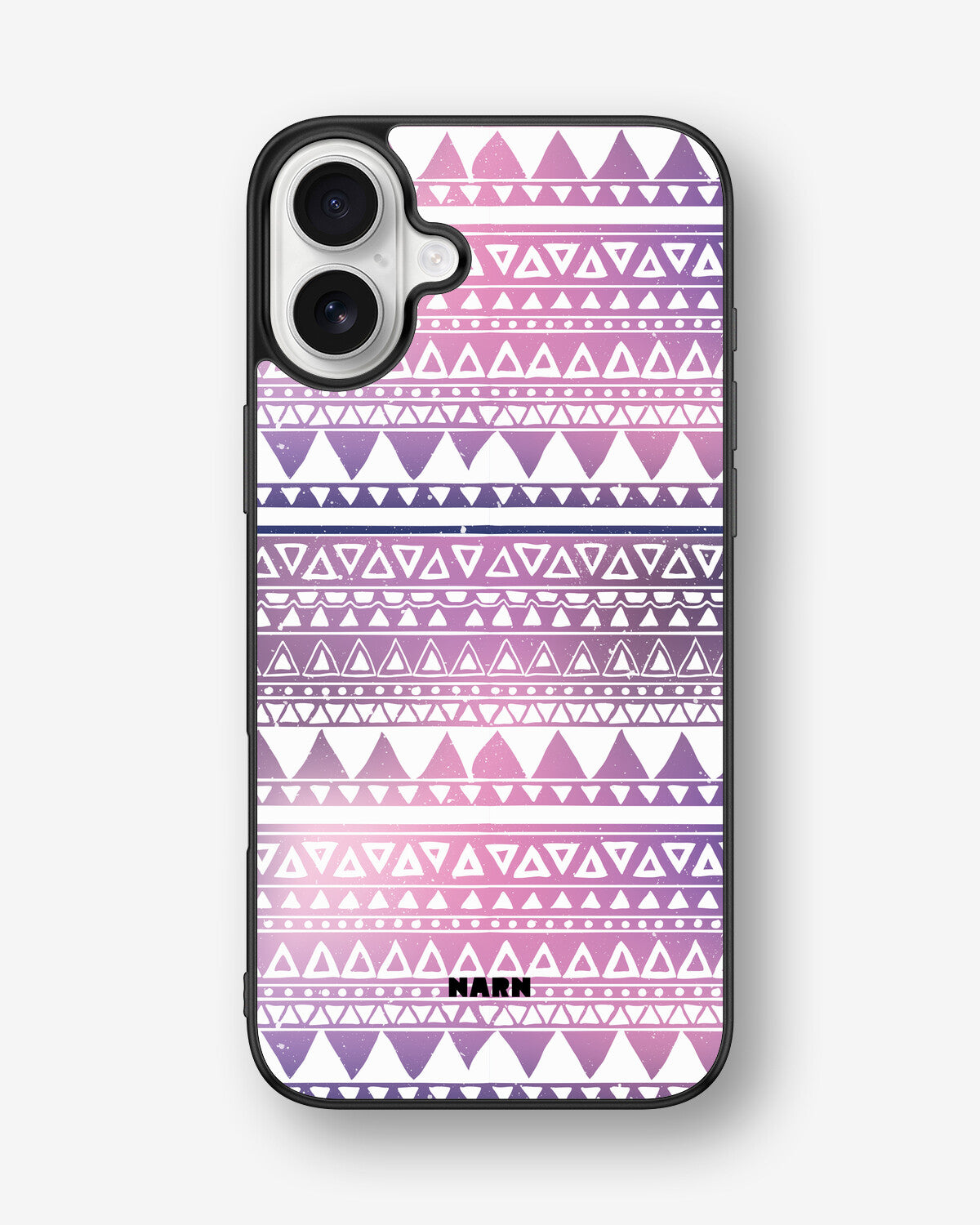 iPhone 16 Plus Hard Case – Purple Aztec - View 1