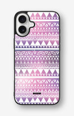 iPhone 16 Plus Hard Case – Purple Aztec - View 1