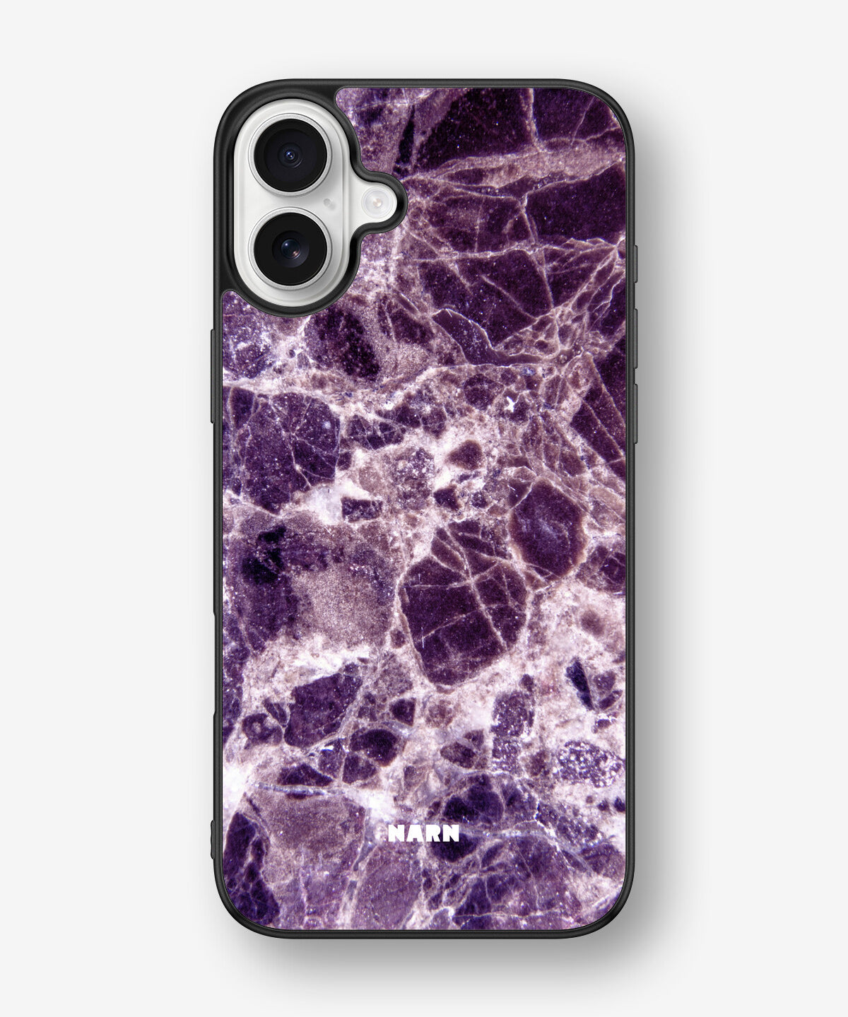 iPhone 16 Plus Hard Case – Purple Marble - View 1