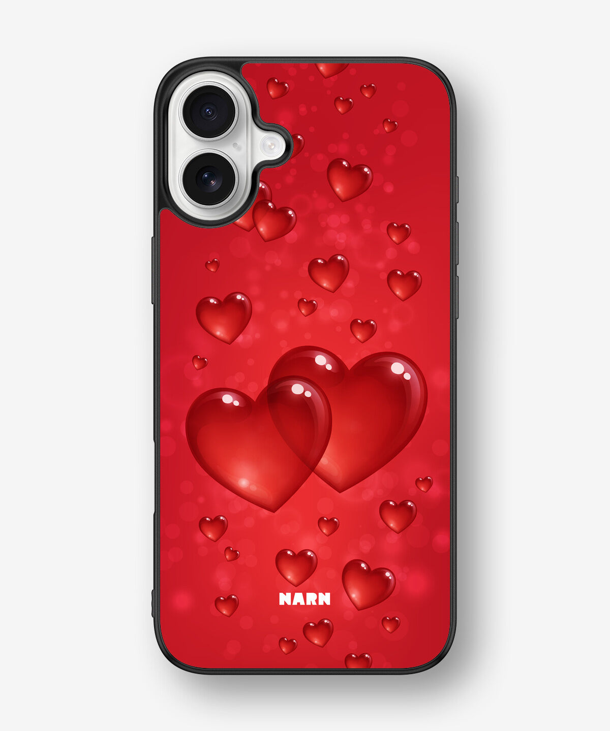 iPhone 16 Plus Hard Case – Red Romance - View 1