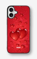 iPhone 16 Plus Hard Case – Red Romance - View 1