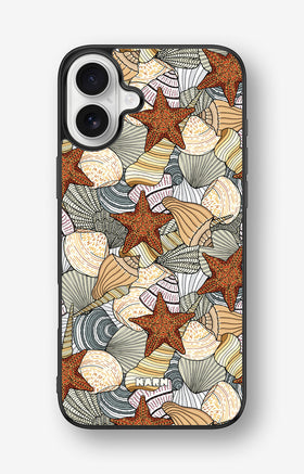 iPhone 16 Plus Hard Case – Sea Shells - View 1