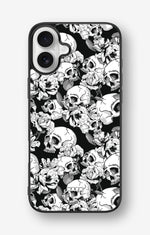 iPhone 16 Plus Hard Case – Skull Garden - View 1