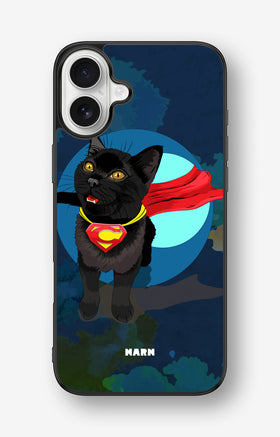 iPhone 16 Plus Hard Case – Super Cat - View 1