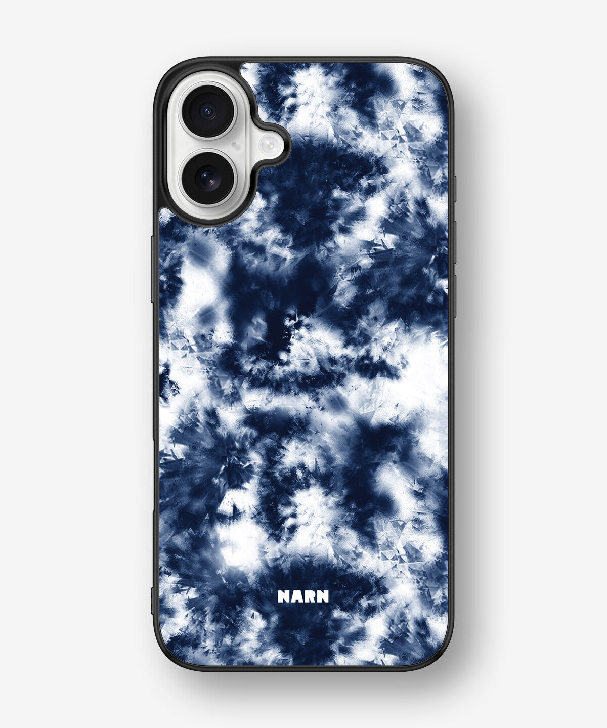 iPhone 16 Plus Hard Case – Tie Dye Blue - View 1