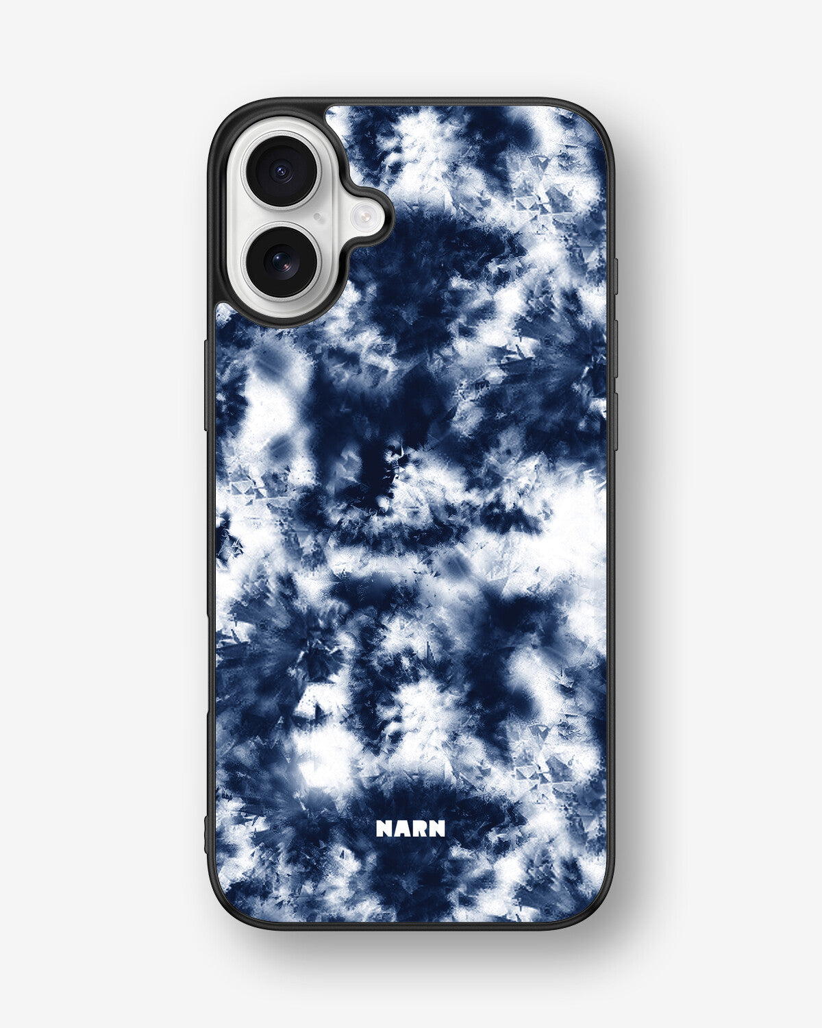 iPhone 16 Plus Hard Case – Tie Dye Blue - View 1