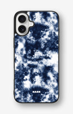 iPhone 16 Plus Hard Case – Tie Dye Blue - View 1