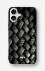 iPhone 16 Plus Hard Case – Tires Wall - View 1