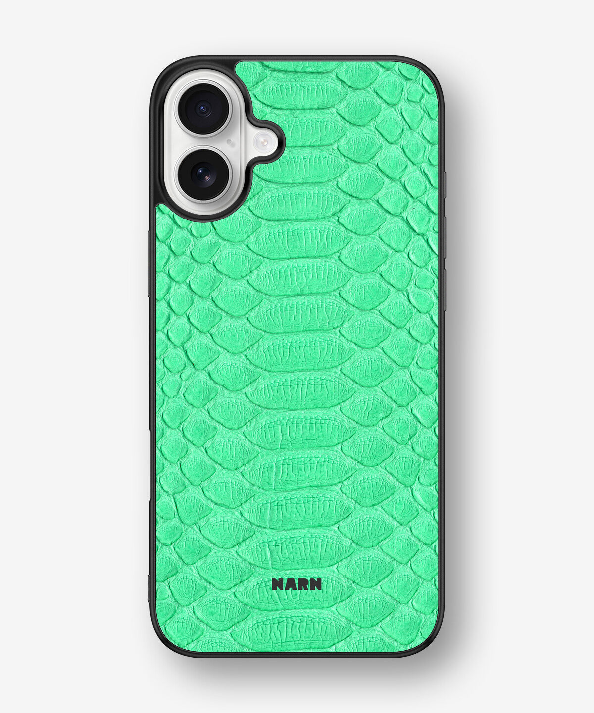 iPhone 16 Plus Hard Case – Turquoise Snake - View 1