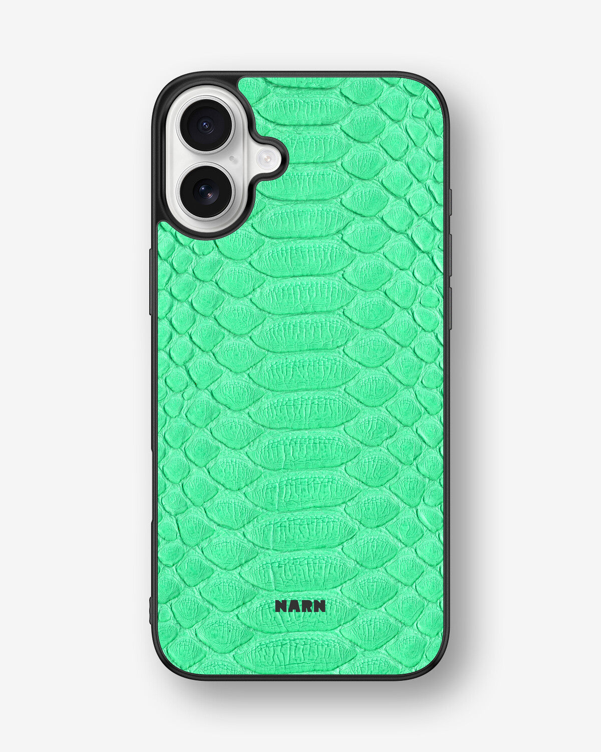 iPhone 16 Plus Hard Case – Turquoise Snake - View 1