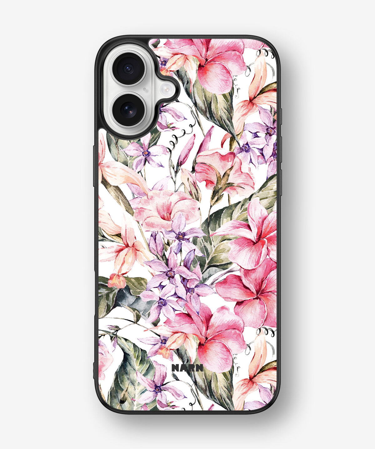 iPhone 16 Plus Hard Case – Watercolor Flowers - View 1
