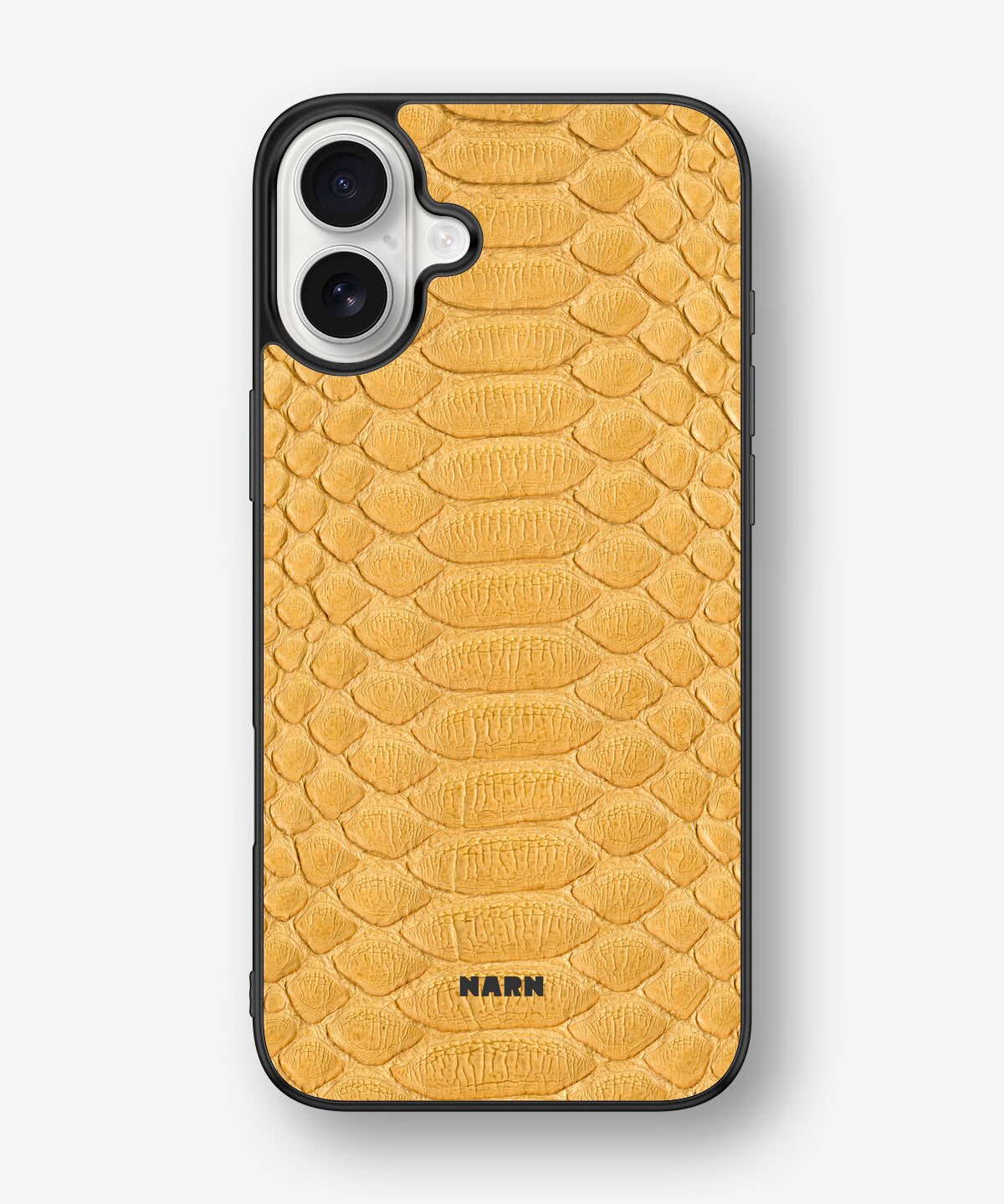 iPhone 16 Plus Hard Case – Yellow Snake - View 1