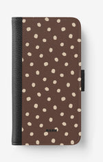 iPhone 16 Plus Wallet Case - Choco Dots - View 1