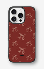 iPhone 16 Pro Hard Case – Cherry Bows - View 1