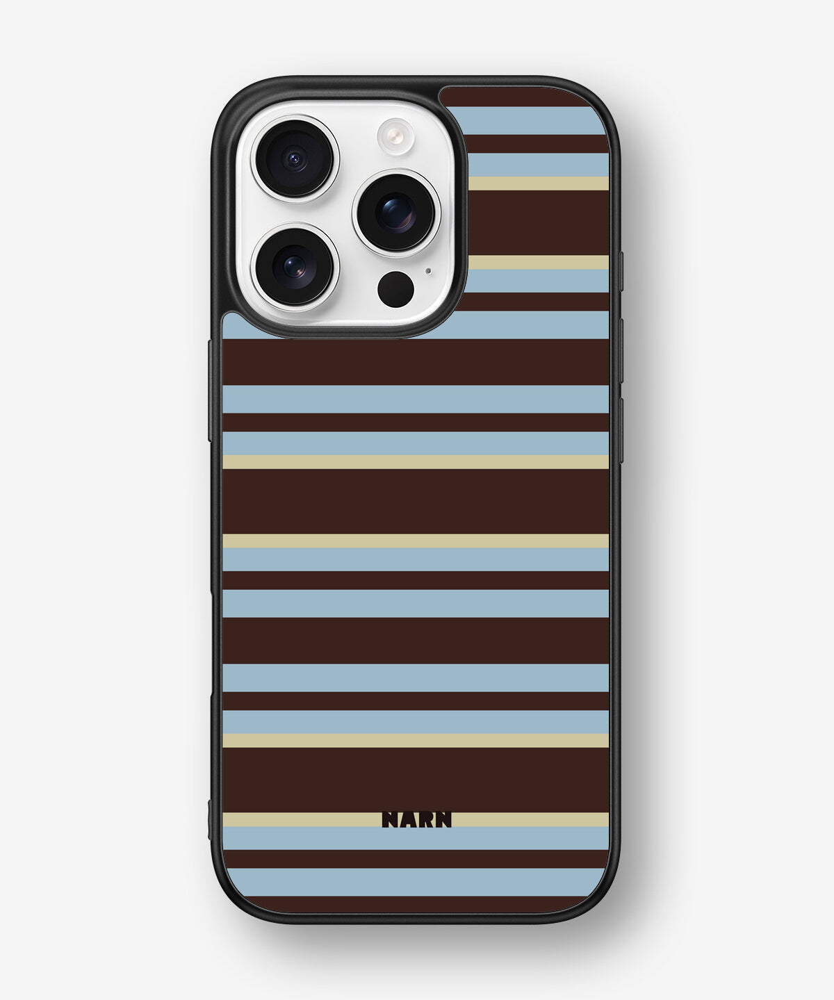 iPhone 16 Pro Hard Case – Latte Lines - View 1
