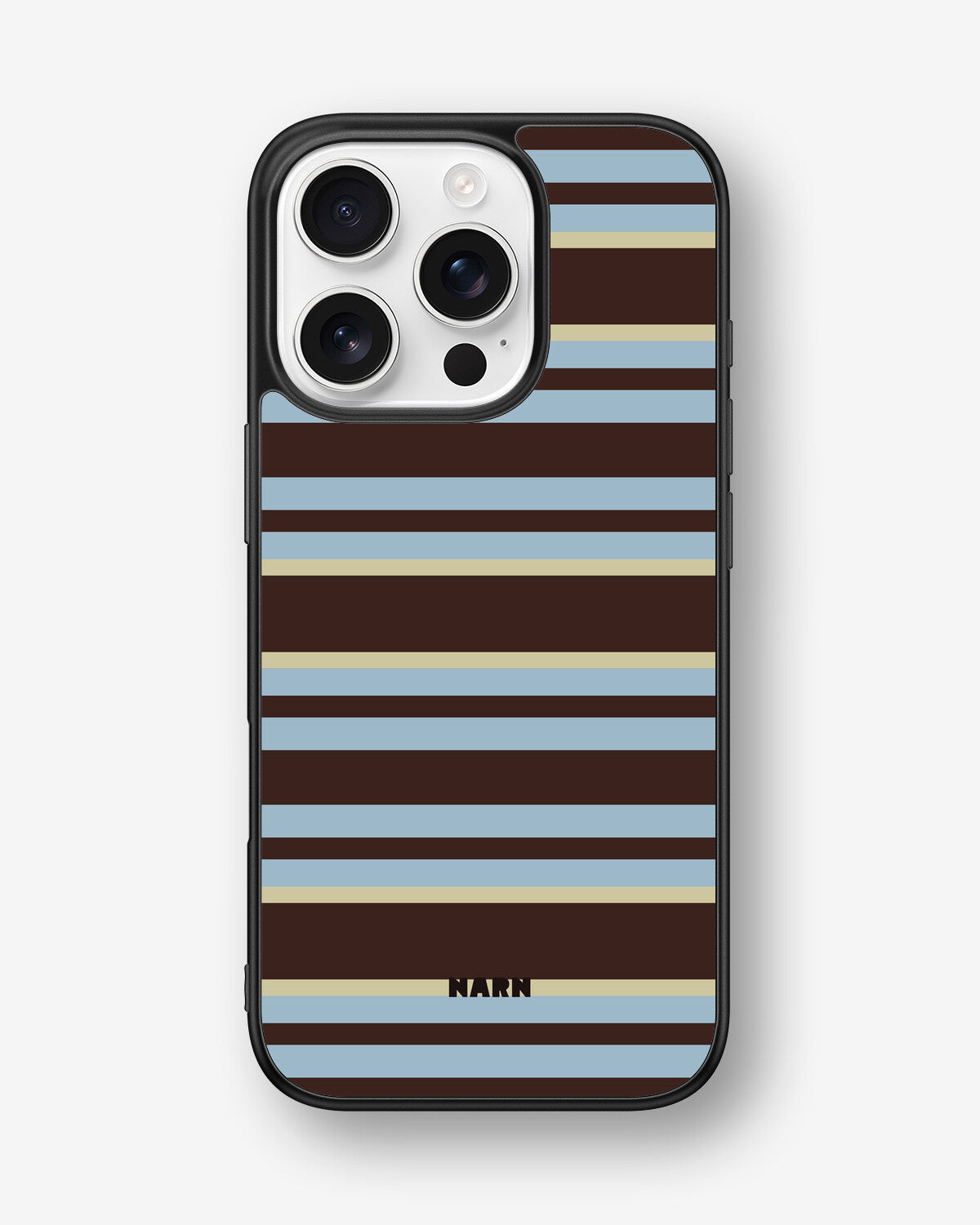 iPhone 16 Pro Hard Case – Latte Lines - View 1