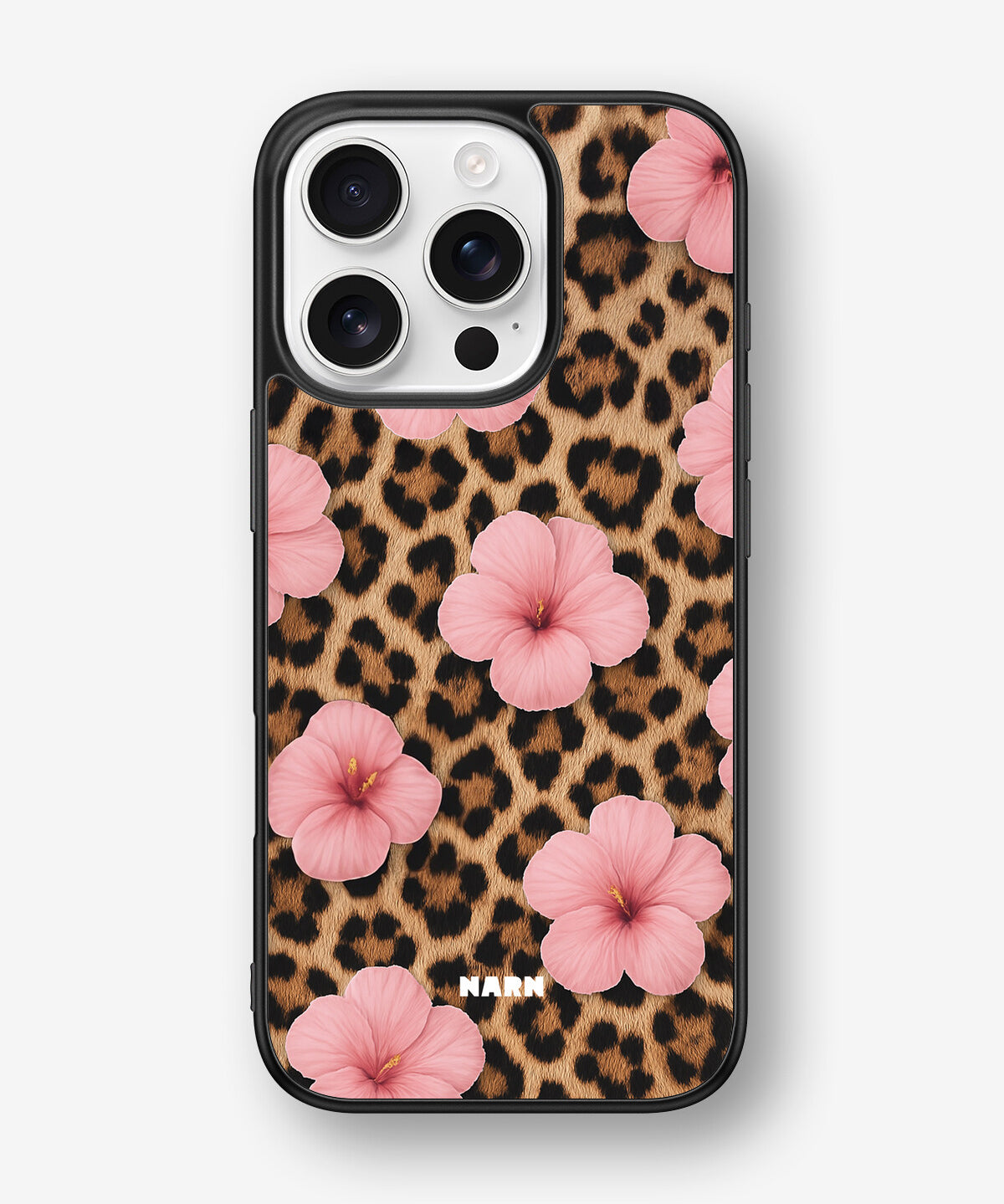 iPhone 16 Pro Hard Case – Leopard Flower - View 1