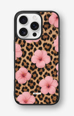 iPhone 16 Pro Hard Case – Leopard Flower - View 1