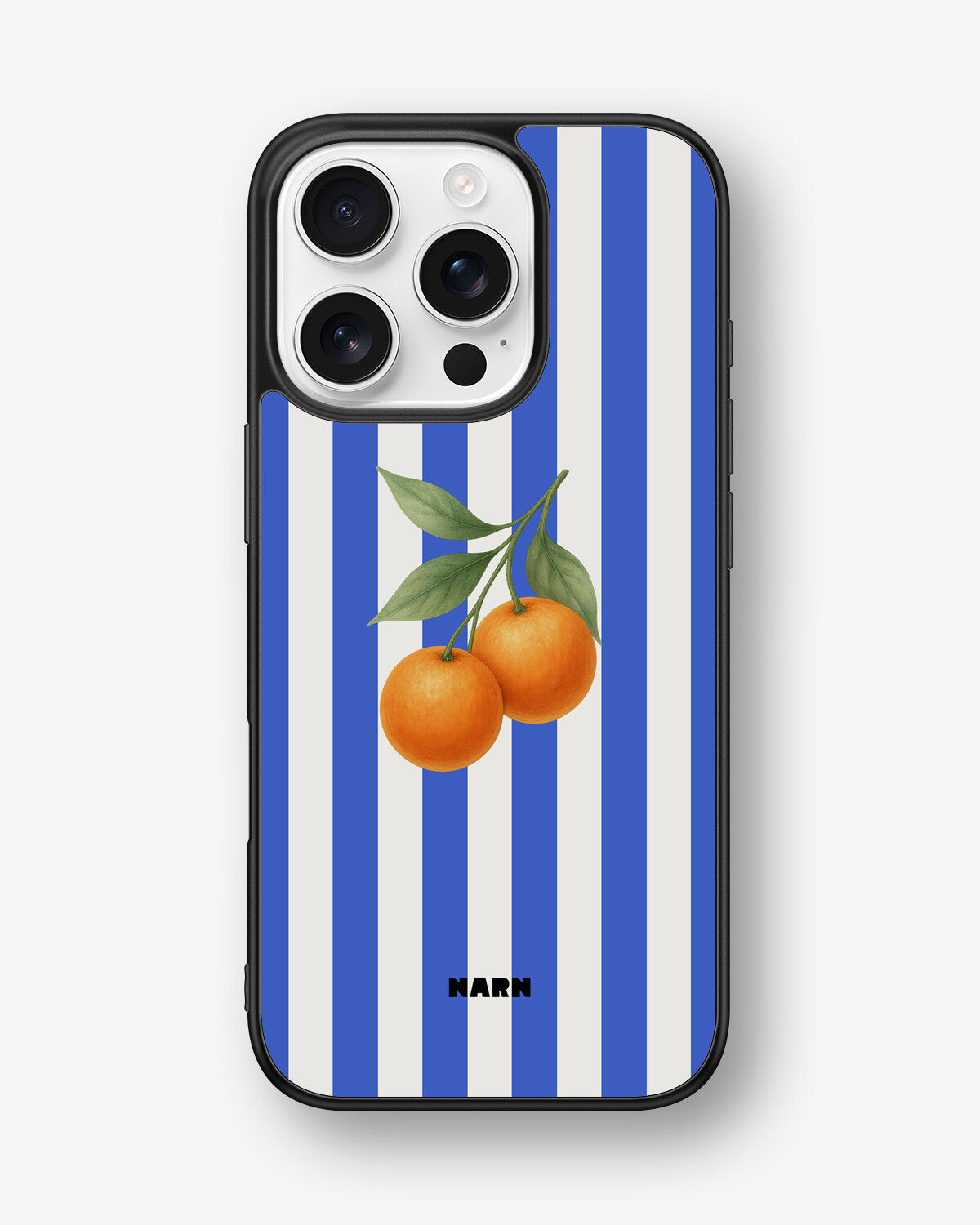 iPhone 16 Pro Hard Case – Orange Stripes - View 1
