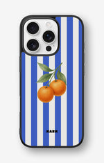 iPhone 16 Pro Hard Case – Orange Stripes - View 1