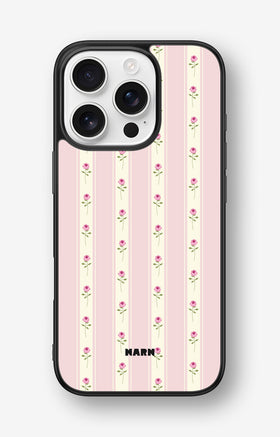 iPhone 16 Pro Hard Case – Rose Lines - View 1