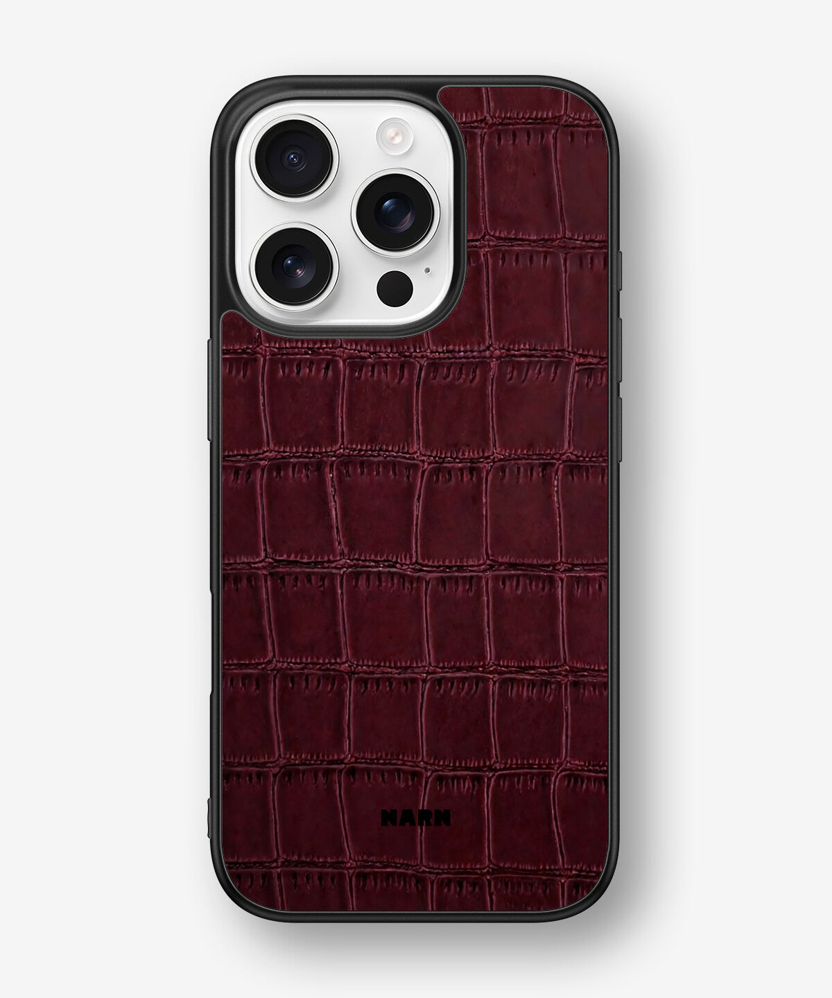 iPhone 16 Pro Hard Case – Rouge Croc - View 1