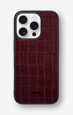 iPhone 16 Pro Hard Case – Rouge Croc - View 1