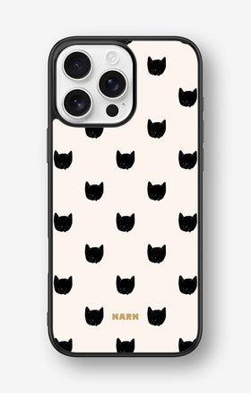 iPhone 16 Pro Max Hard Case – Kitty Dots - View 1
