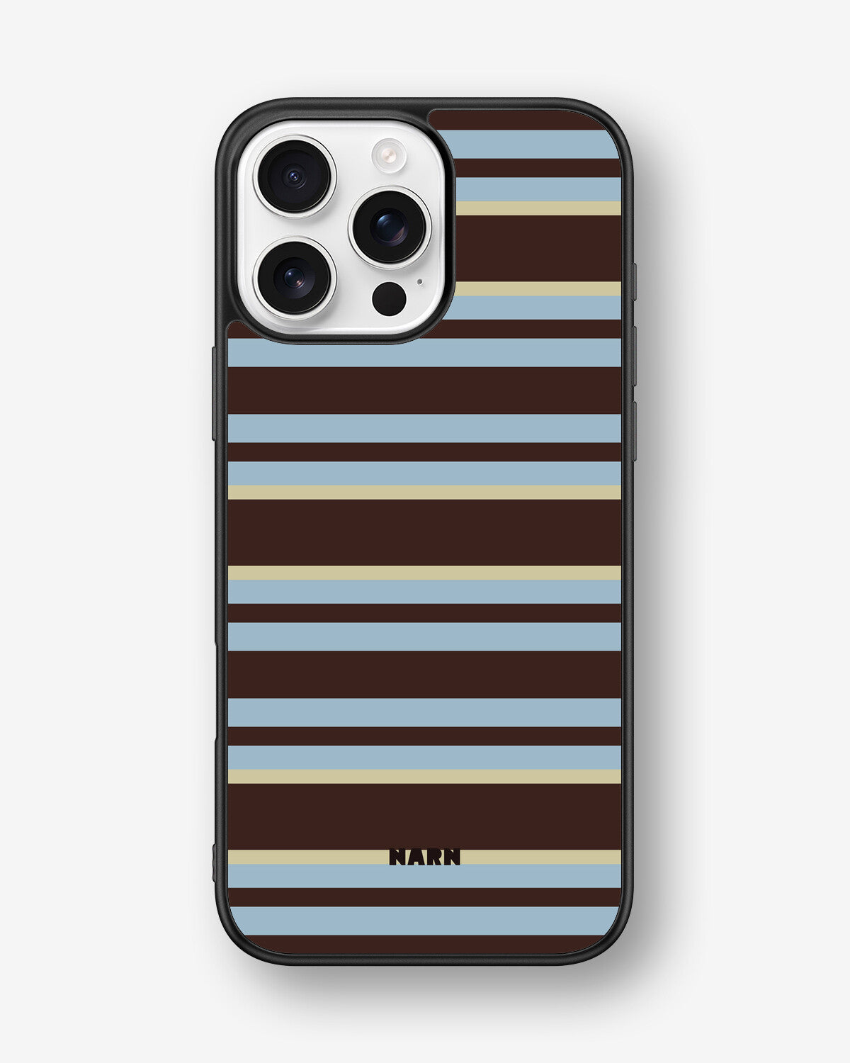 iPhone 16 Pro Max Hard Case – Latte Lines - View 1
