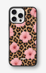 iPhone 16 Pro Max Hard Case – Leopard Flower - View 1