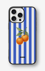 iPhone 16 Pro Max Hard Case – Orange Stripes - View 1