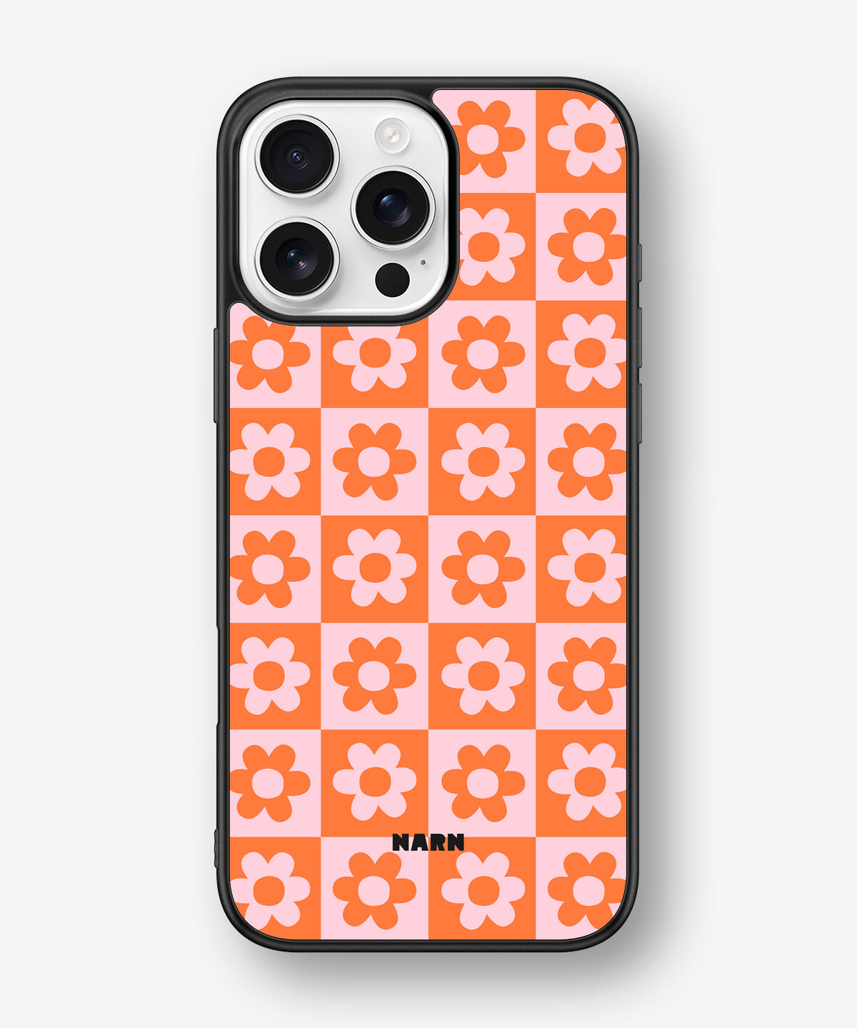 iPhone 16 Pro Max Hard Case – Peach Petals - View 1