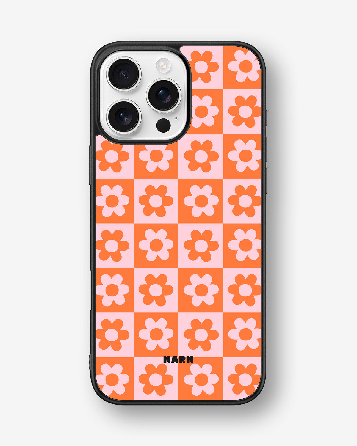 iPhone 16 Pro Max Hard Case – Peach Petals - View 1