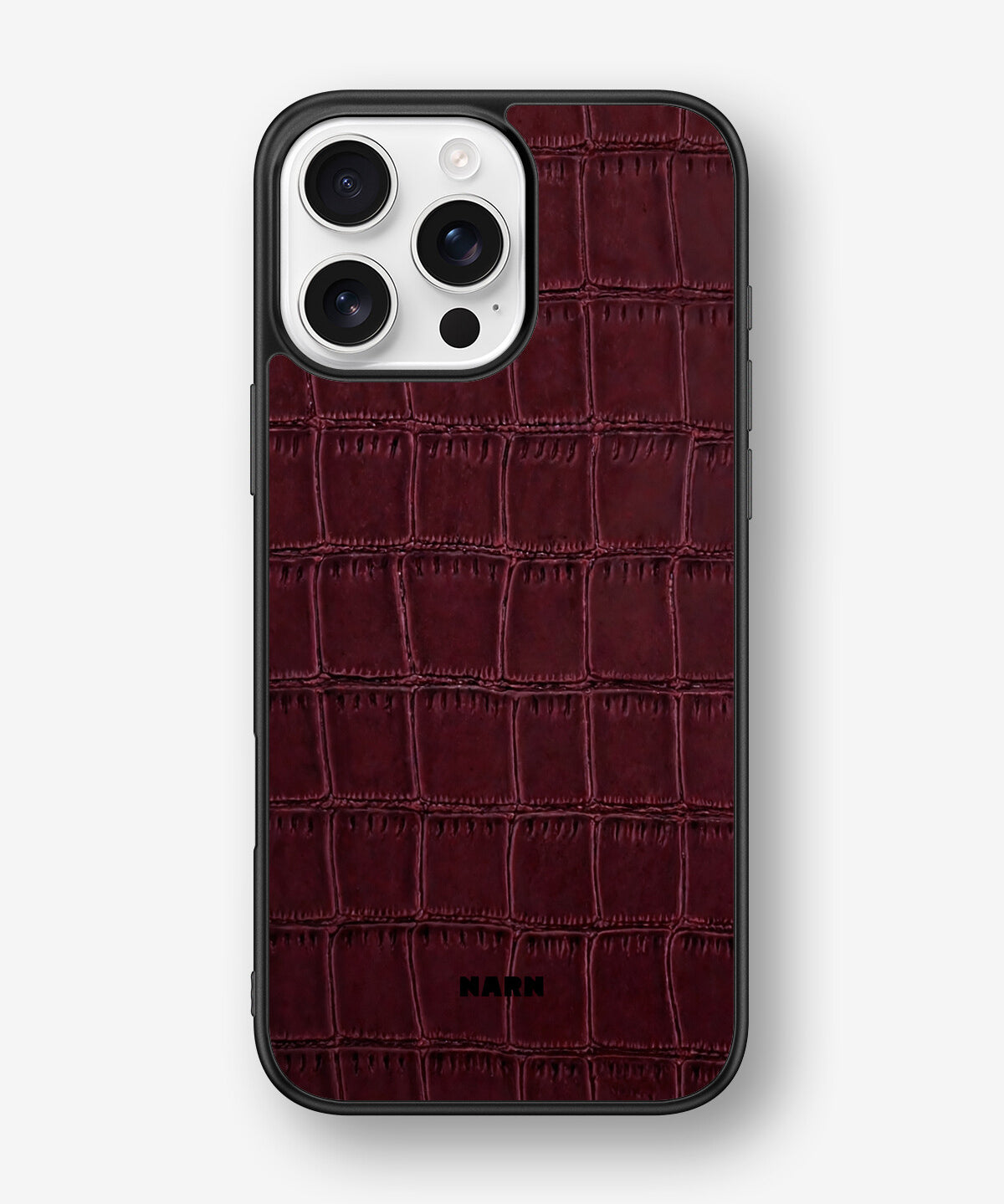 iPhone 16 Pro Max Hard Case – Rouge Croc - View 1