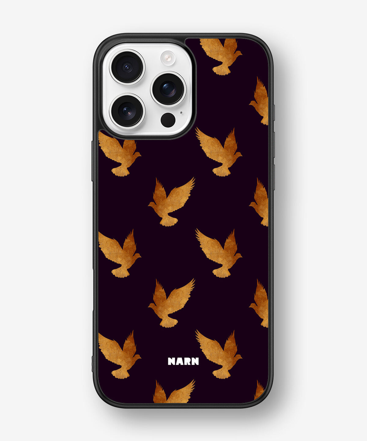 iPhone 16 Pro Max Hard Case – Royal Doves - View 1