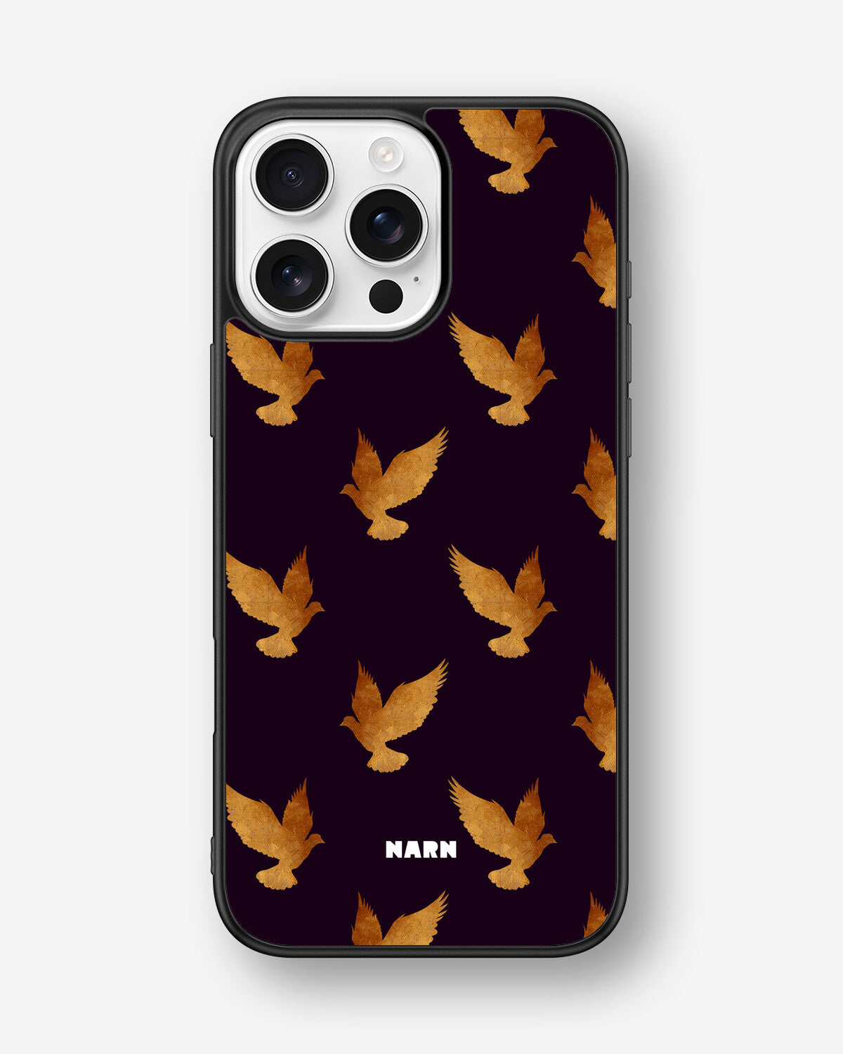 iPhone 16 Pro Max Hard Case – Royal Doves - View 1