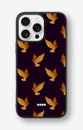 iPhone 16 Pro Max Hard Case – Royal Doves - View 1