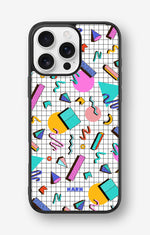 iPhone 16 Pro Max Hard Case – 80s Memphis - View 1
