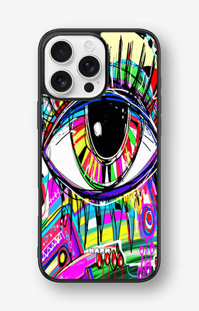 iPhone 16 Pro Max Hard Case – Abstract Eye - View 1