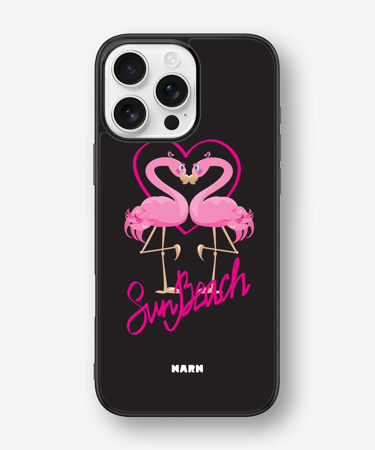 iPhone 16 Pro Max Hard Case – Beach Flamingo - View 1
