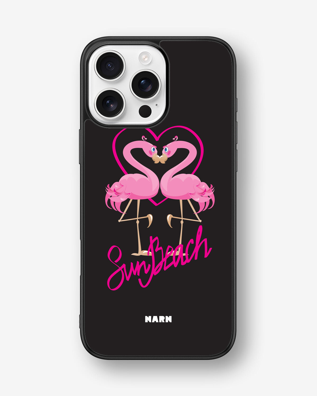 iPhone 16 Pro Max Hard Case – Beach Flamingo - View 1