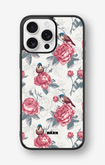 iPhone 16 Pro Max Hard Case – Birds Among Roses - View 1