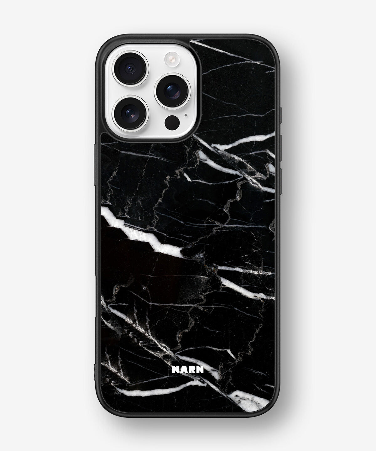 iPhone 16 Pro Max Hard Case – Black Marble - View 1