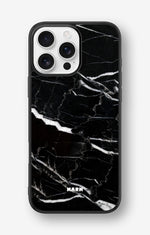 iPhone 16 Pro Max Hard Case – Black Marble - View 1